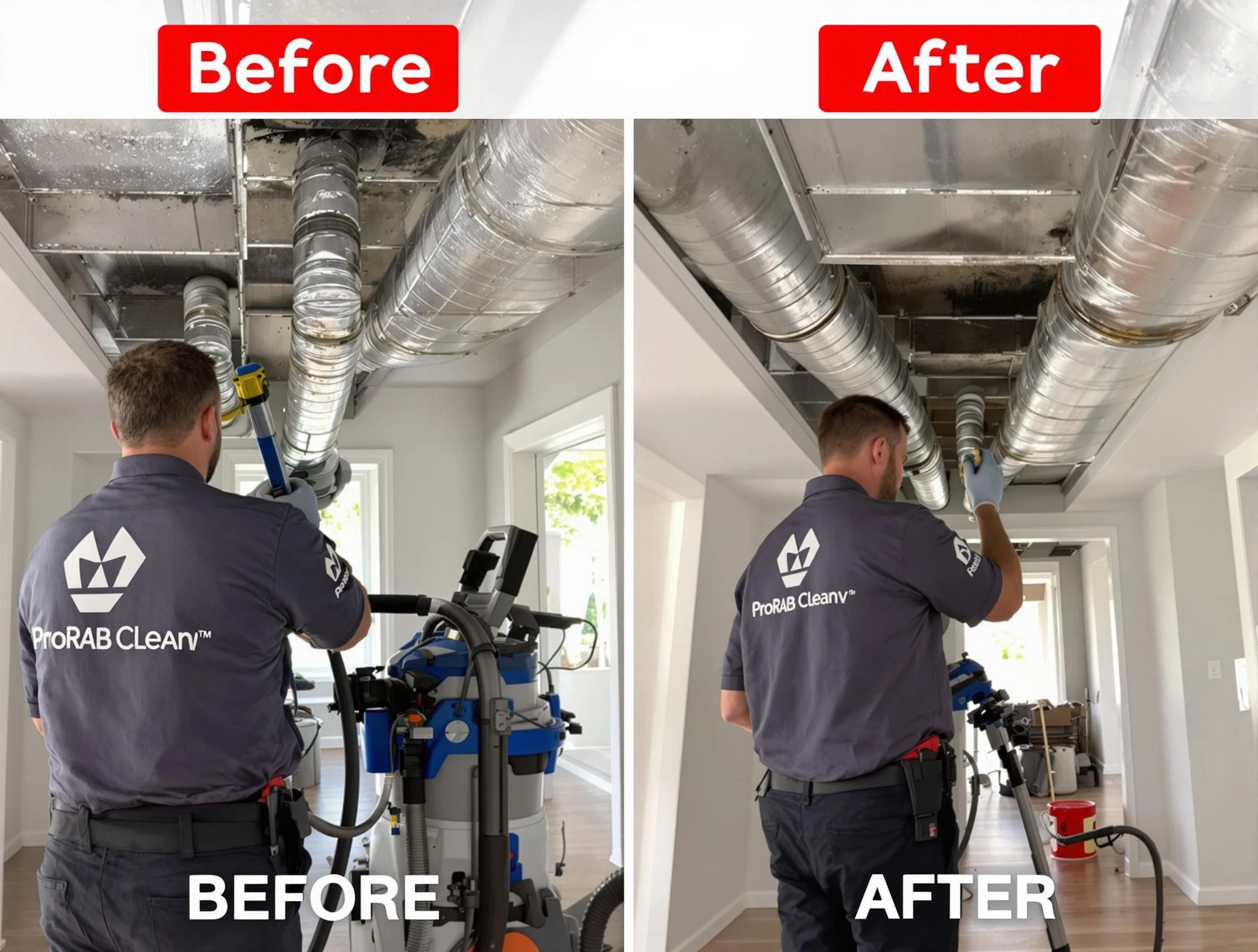 Chelsea Air Duct Cleaning expert performing thorough residential duct cleaning in a Chelsea home